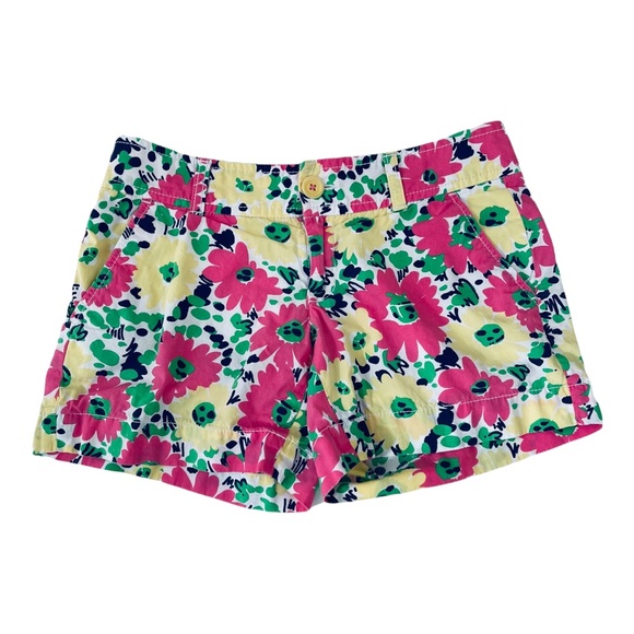 Lilly Pulitzer Pants - Lilly Pulitzer Callahan Shorts 100% Cotton Women's Size 0